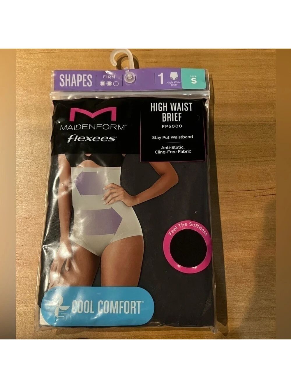 NWT Maidenform Flexees High Waist Briefs. Cool Comfort. Firm Control. Size S
